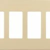 Best Sale 👍 Eaton Wall Plates 4-Gang Ivory Round Wall Plate 💯