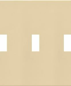 Deals 🛒 Eaton Wall Plates 3-Gang Ivory Toggle Wall Plate 💯
