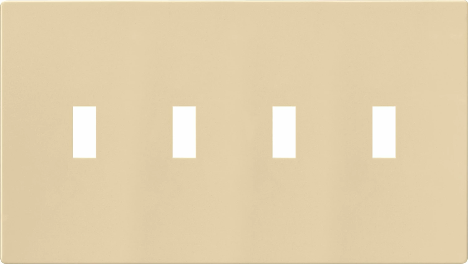 Budget ๐งจ Eaton Wall Plates 4-Gang Ivory Toggle Wall Plate ๐ 1 Budget ๐งจ Eaton Wall Plates 4-Gang Ivory Toggle Wall Plate ๐
