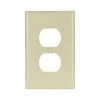 Best Sale 🔔 Eaton Wall Plates 1-Gang Midsize Duplex Wall Plate, Ivory 👏