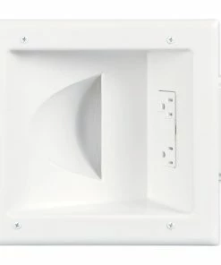 Buy 🔥 Eaton Wall Plates 2-Gang Cable Access/Recessed White Recessed Specialty Wall Plate ✔️