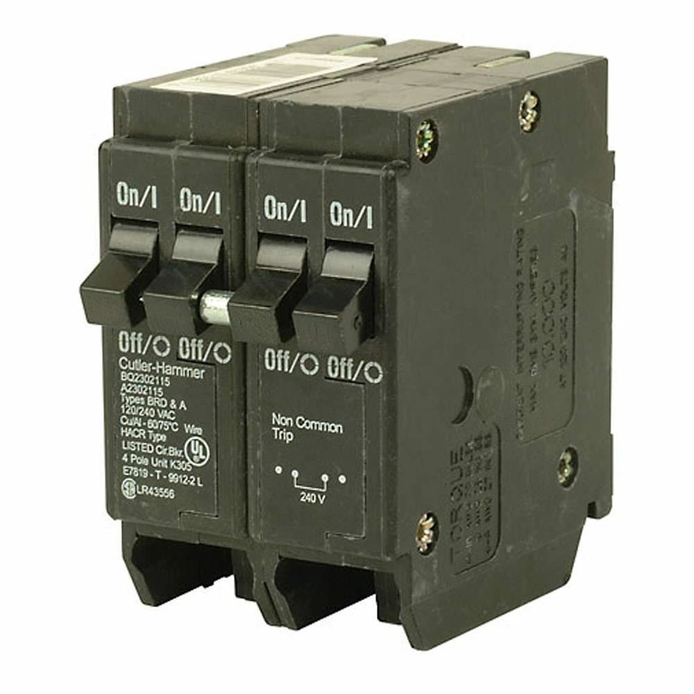 Buy 💯 Eaton Circuit Breakers Type BR 40-Amp 4-Pole Quad Circuit Breaker ✔️ 1 Buy 💯 Eaton Circuit Breakers Type BR 40-Amp 4-Pole Quad Circuit Breaker ✔️