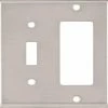 Discount 👍 Eaton Wall Plates 2-Gang Wall Plate, Stainless 🎁