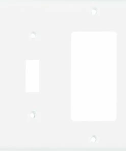 Budget ❤️ Eaton Wall Plates 2-Gang Wall Plate, White 🎁