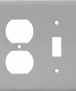 Best Sale 🎉 Eaton Wall Plates 2-Gang Wall Plate, Gray 🧨