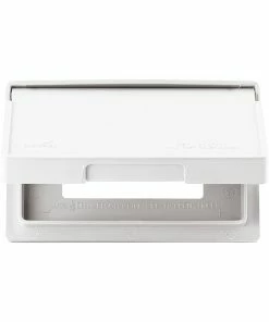 Best Sale ❤️ Eaton Electrical Outlet Covers Non-Metallic White 1-Outlet Weatherproof Electrical Outlet Cover 🌟