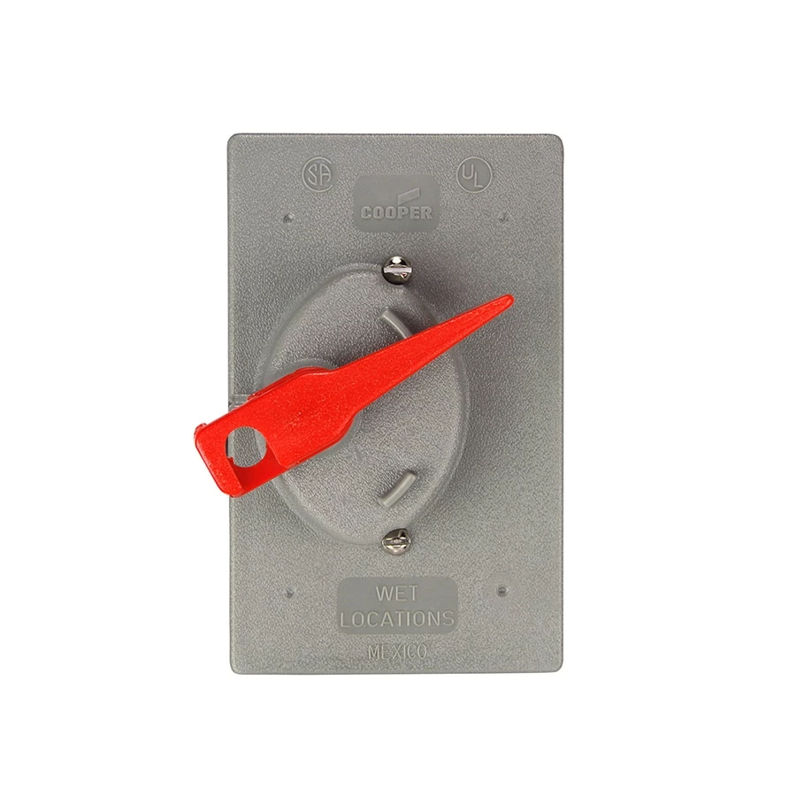 Wholesale 👏 Eaton Electrical Outlet Covers Non-Metallic Gray 1-Outlet Weatherproof Electrical Outlet Cover 😀 1 Wholesale 👏 Eaton Electrical Outlet Covers Non-Metallic Gray 1-Outlet Weatherproof Electrical Outlet Cover 😀