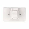 Deals 💯 Eaton Electrical Outlet Covers Non-Metallic White 1-Outlet Weatherproof Electrical Outlet Cover 👍