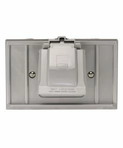 EatonWagner Sales 63 Cheapest ๐ Eaton Electrical Outlet Covers Non-Metallic Gray 1-Outlet Weatherproof Electrical Outlet Cover ๐