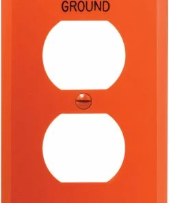 Top 10 ⌛ Eaton Wall Plates 1-Gang Round Wall Plate, Orange ⌛