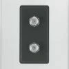 Best Pirce 😍 Eaton Wall Plates Aspire 1-Gang Coaxial Wall Plate Insert, Silver Granite ⌛