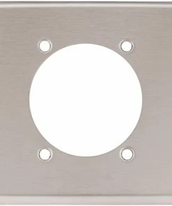 Budget ⌛ Eaton Wall Plates 2-Gang Round Wall Plate, Stainless Steel 🛒