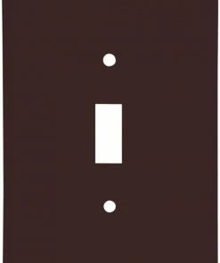 Best Sale ⌛ Eaton Wall Plates 1-Gang Toggle Wall Plate, Brown 🌟