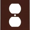 Best Sale 🎉 Eaton Wall Plates 1-Gang Round Wall Plate, Brown 🔥