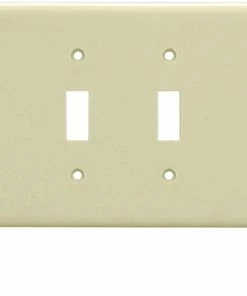 Hot Sale 🌟 Eaton Wall Plates 6-Gang Toggle Wall Plate, White 😀