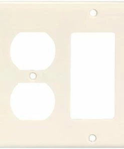 Best deal 🌟 Eaton Wall Plates 2-Gang Wall Plate, Light Almond 🎉