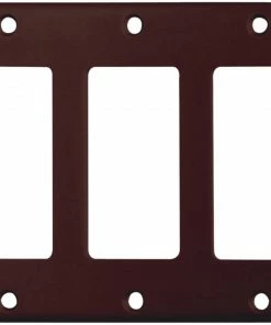 Brand new 🎁 Eaton Wall Plates 3-Gang Decorator Wall Plate, Brown 🧨