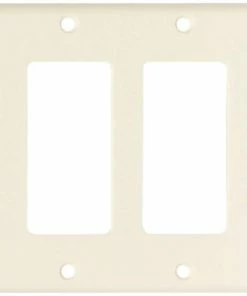 Promo 🤩 Eaton Wall Plates 4-Gang Decorator Wall Plate, Light Almond 🛒