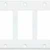 Outlet 🛒 Eaton Wall Plates 5-Gang Decorator Wall Plate, White ⌛