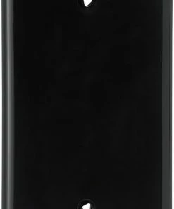 Wholesale 👏 Eaton Wall Plates 1-Gang Blank Wall Plate, Black 🤩