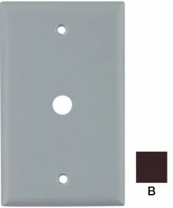 Cheapest 😀 Eaton Wall Plates 1-Gang Coaxial Standard Wall Plate, Brown 🛒