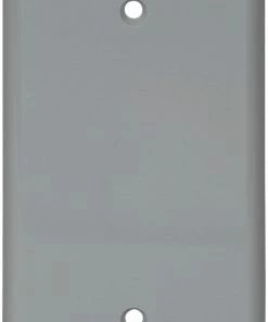 Wholesale ❤️ Eaton Wall Plates 1-Gang Blank Wall Plate, Gray 🧨