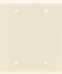 Wholesale ❤️ Eaton Wall Plates 2-Gang Standard Blank Wall Plate, Light Almond 🤩