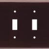 Brand new ✔️ Eaton Wall Plates 4-Gang Toggle Wall Plate, Brown ⌛