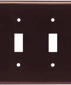 Brand new ✔️ Eaton Wall Plates 4-Gang Toggle Wall Plate, Brown ⌛