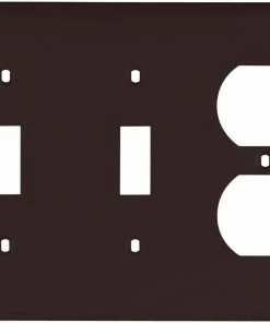 Best reviews of 🌟 Eaton Wall Plates 3-Gang Wall Plate, Brown ⭐