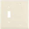 Wholesale ⌛ Eaton Wall Plates 2-Gang Wall Plate, Light Almond 💯