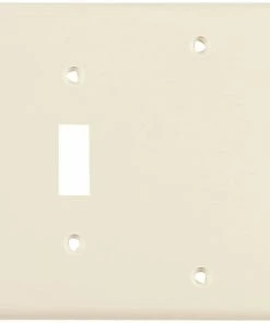 Wholesale ⌛ Eaton Wall Plates 2-Gang Wall Plate, Light Almond 💯