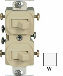 Best Pirce ✨ Eaton Light Switches 15-Amp 3-Way Combination Light Switch, White 😀