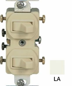 Best reviews of 🤩 Eaton Light Switches 15-Amp 3-Way Combination Light Switch, Light Almond 🎁