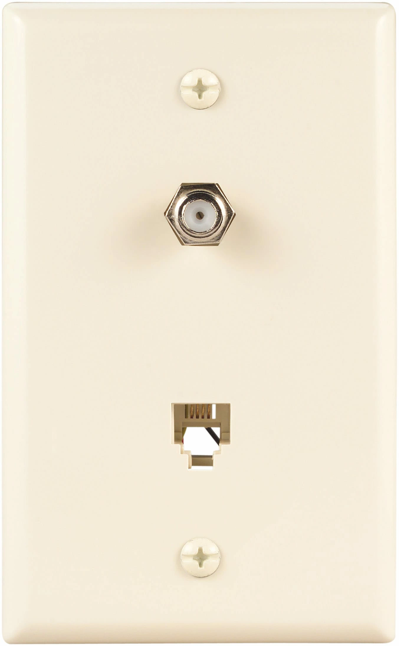 Discount 😀 Eaton Audio & Video Wall Jacks Nylon F-Type Coax/Telephone Wall Jack ❤️ 1 Discount 😀 Eaton Audio & Video Wall Jacks Nylon F-Type Coax/Telephone Wall Jack ❤️