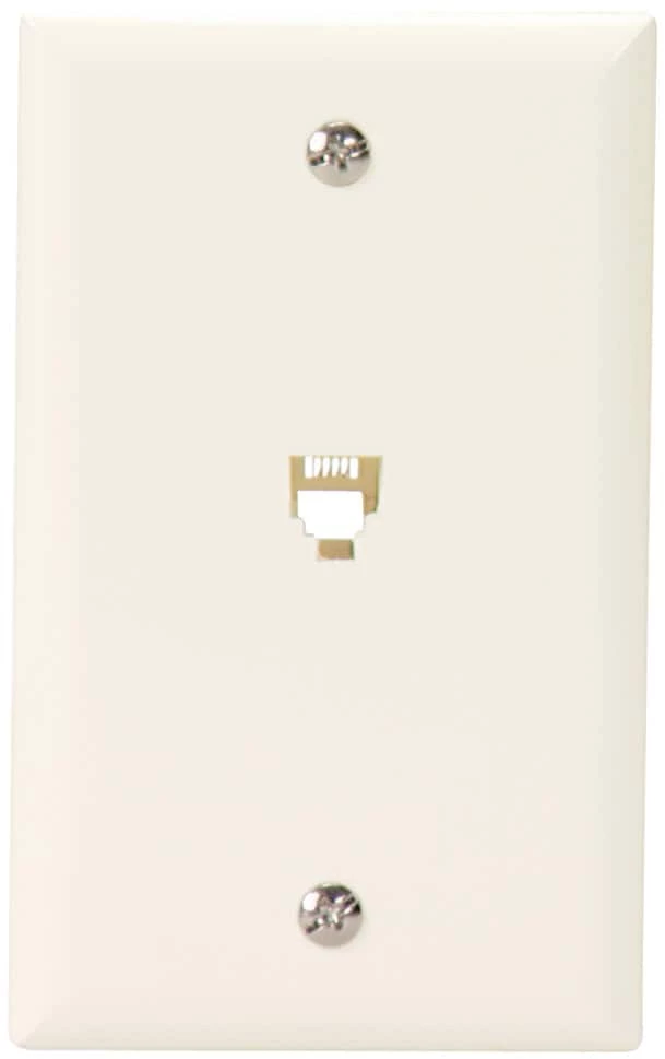 New ❤️ Eaton Audio & Video Wall Jacks Nylon F-Type Coax/Telephone Wall Jack ✨ 1 New ❤️ Eaton Audio & Video Wall Jacks Nylon F-Type Coax/Telephone Wall Jack ✨