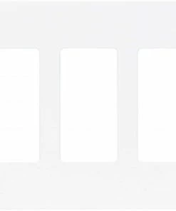 Brand new ✔️ Eaton Wall Plates Aspire 5-Gang Decorator Wall Plate, White Satin ❤️