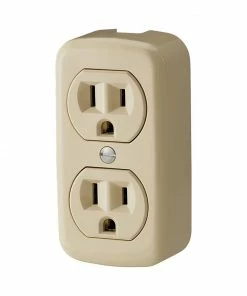 Wholesale 👏 Eaton Electrical Outlets 15-Amp Residential Decorator Outlet, Ivory 🧨