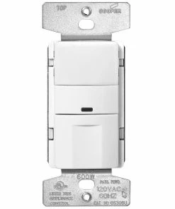 Promo 🧨 Eaton Light Sensors Single-Pole/3-Way Occupancy Motion Sensor Light Dimmer, White 😍