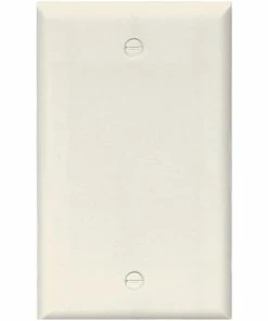 New 🧨 Eaton Wall Plates 1-Gang Standard Blank Wall Plate, Light Almond ⌛