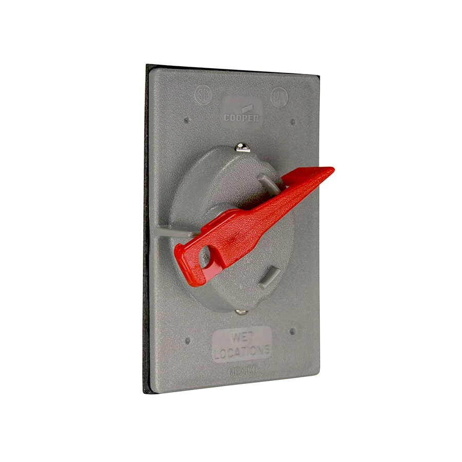 Wholesale 👏 Eaton Electrical Outlet Covers Non-Metallic Gray 1-Outlet Weatherproof Electrical Outlet Cover 😀 3 Wholesale 👏 Eaton Electrical Outlet Covers Non-Metallic Gray 1-Outlet Weatherproof Electrical Outlet Cover 😀 - Image 3