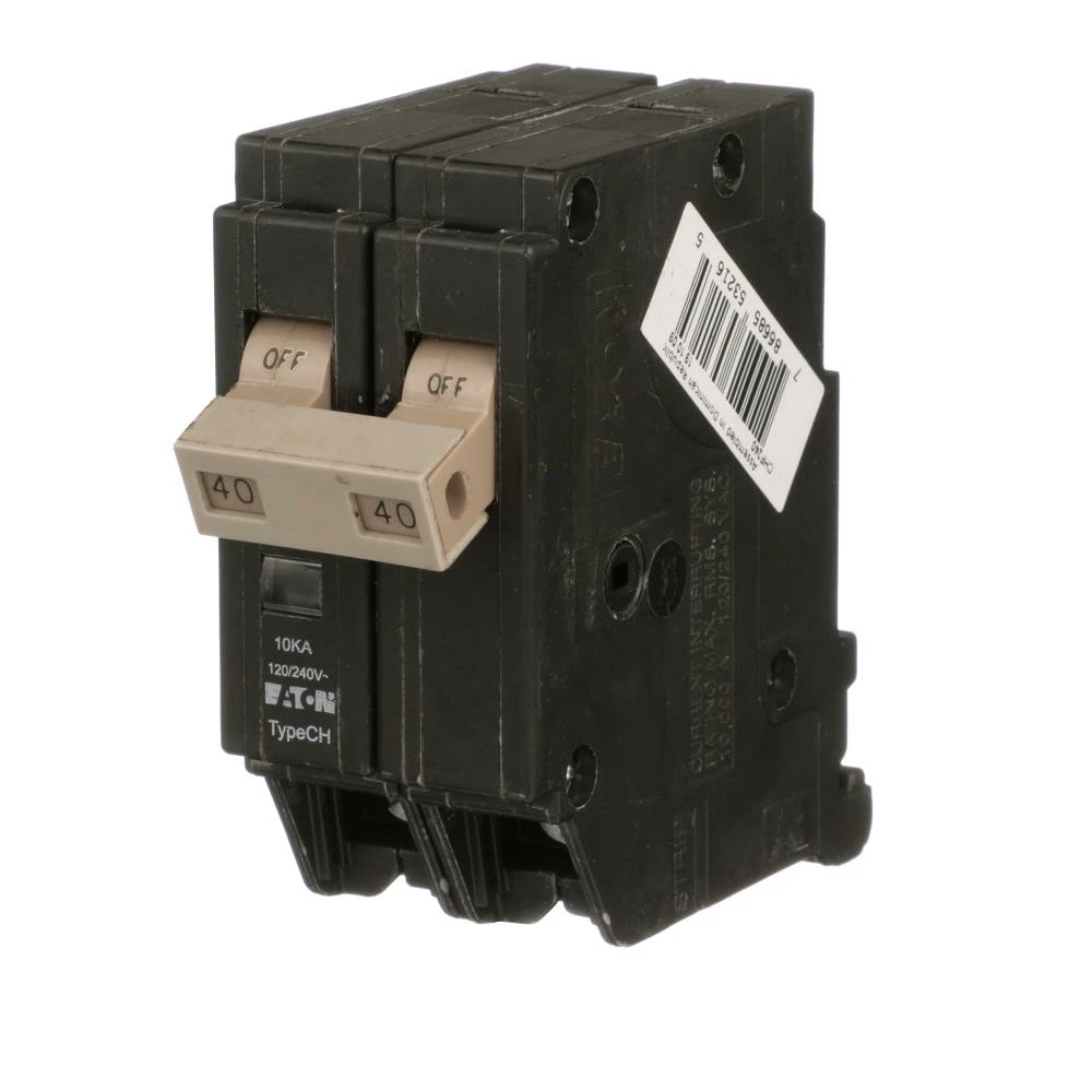 Promo ๐ Eaton Circuit Breakers Type CH 40-Amp 2-Pole Standard Trip Circuit Breaker ๐ 2 Promo ๐ Eaton Circuit Breakers Type CH 40-Amp 2-Pole Standard Trip Circuit Breaker ๐ - Image 2