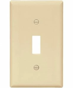 Best Pirce ๐ Eaton Wall Plates 1-Gang Standard Toggle Wall Plate, Ivory (10-Pack) ๐งจ