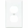 Coupon ✨ Eaton Wall Plates 1-Gang Standard Duplex Wall Plate, White (10-Pack) 🛒