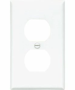 Coupon ✨ Eaton Wall Plates 1-Gang Standard Duplex Wall Plate, White (10-Pack) 🛒