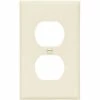 Outlet 🎁 Eaton Wall Plates 1-Gang Standard Duplex Wall Plate, Light Almond (10-Pack) 🔥