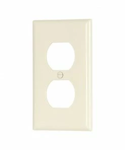 Outlet 🎁 Eaton Wall Plates 1-Gang Standard Duplex Wall Plate, Light Almond (10-Pack) 🔥 -EatonWagner Sales 08603267