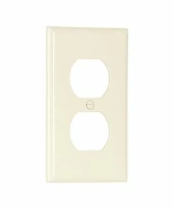 Outlet 🎁 Eaton Wall Plates 1-Gang Standard Duplex Wall Plate, Light Almond (10-Pack) 🔥 -EatonWagner Sales 08603268