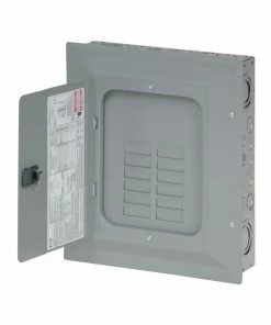 Discount 😀 Eaton Breaker Boxes Type BR 125-Amp 12-Spaces 24-Circuit Main Lug Plug-On Neutral Load Center 🔔