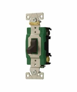 Best reviews of 🌟 Eaton Light Switches 30-Amp Double Pole Toggle Light Switch, Brown 🎉 -EatonWagner Sales 10565390